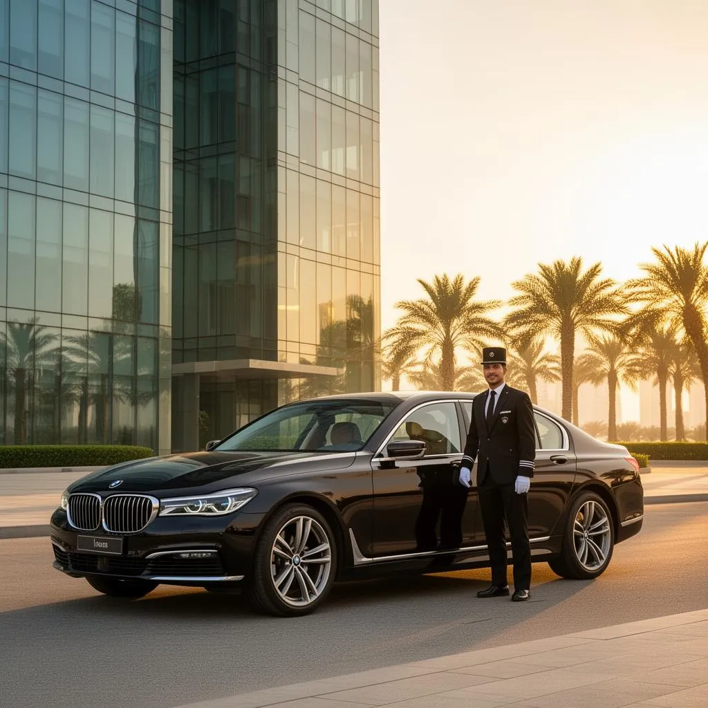 Temporary executive chauffeur transportation image